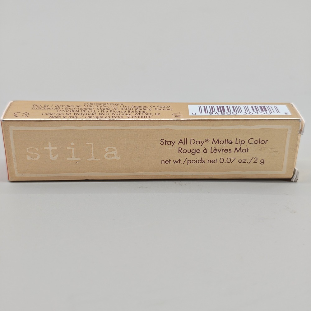 Stila Stay All Day Matte Lip Color Blow A Kiss Red Lipstick 0.07oz New In Box